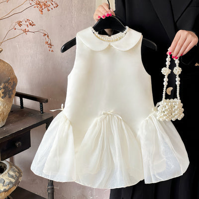 Vestido Infantil Golinha e Lacinhos