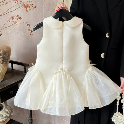 Vestido Infantil Golinha e Lacinhos