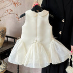 Vestido Infantil Golinha e Lacinhos